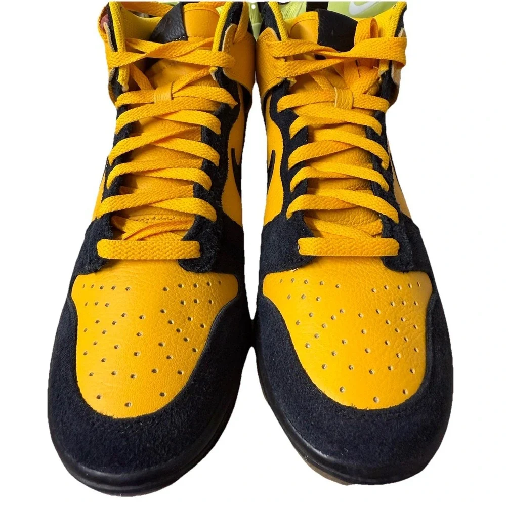 Nike By You Dunk High Black Yellow Gum Bottom Wu-Tang  | FV5511-900 Men Size 9